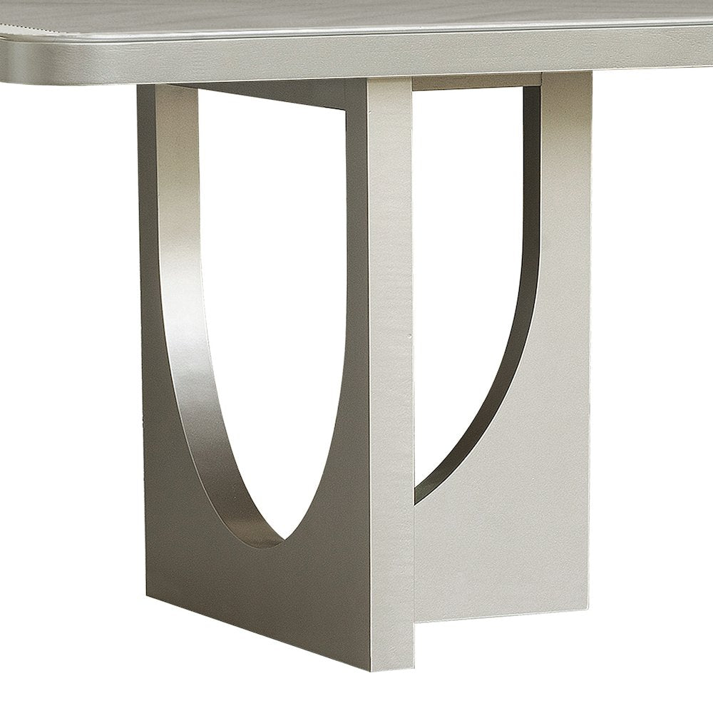 Zoey Double Pedestal Dining Table with Leaf Extensions