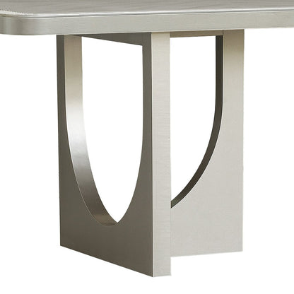 Zoey Double Pedestal Dining Table with Leaf Extensions
