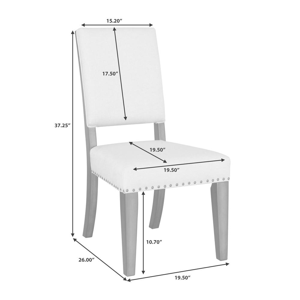 Lenox Upholstered Side Chair with Nail Head Trim
