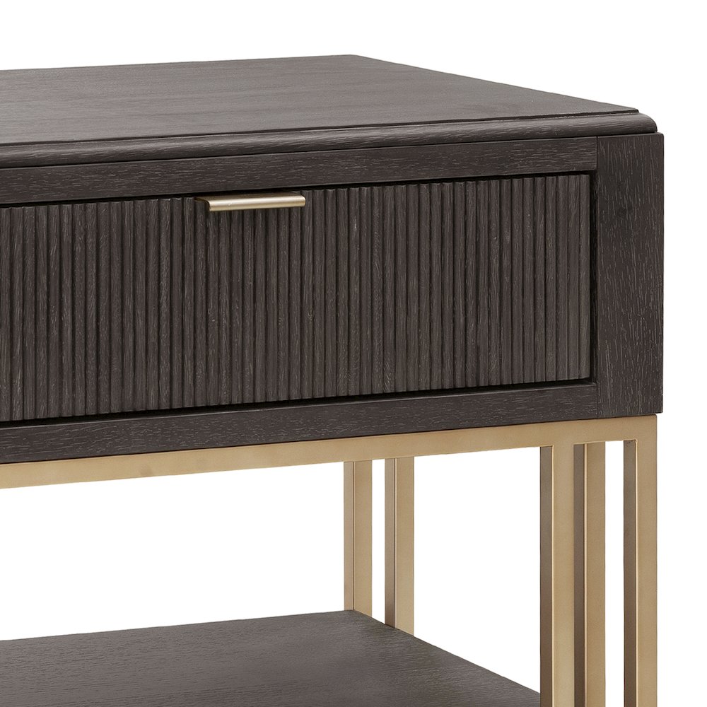 West End Loft Accent Nightstand with Storage Drawer