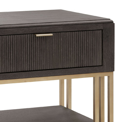 West End Loft Accent Nightstand with Storage Drawer