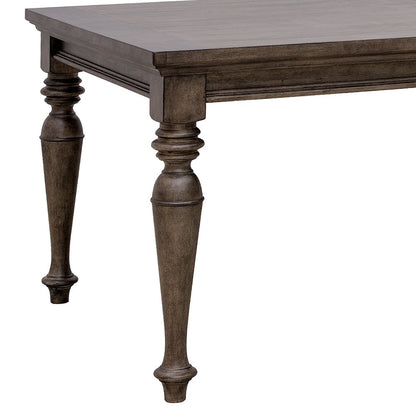 Woodbury Leg Table in Cowboy Boots Brown