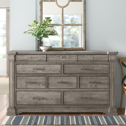 Madison Ridge 10 Drawer Dresser in Heritage Taupe