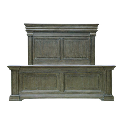 Madison Ridge Brown Queen Panel Bed