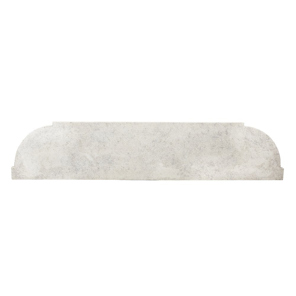 Modern Entryway Console Table with Concrete Top