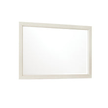 Madison Beveled Dresser Mirror in a Grey-White Wash Finish