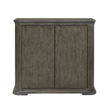 Reeded 2 Door Accent Chest with Shelves