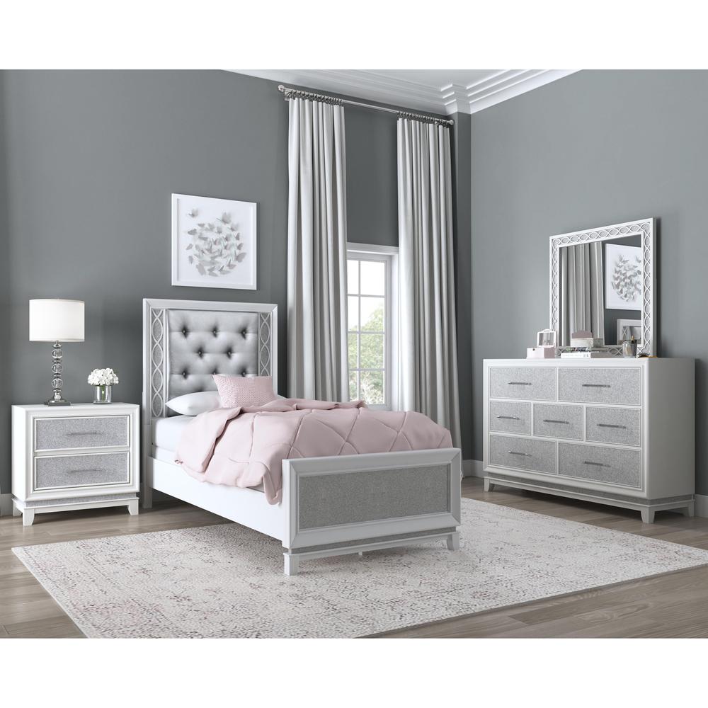 Starlight 7 Drawer Dresser with LED Lights