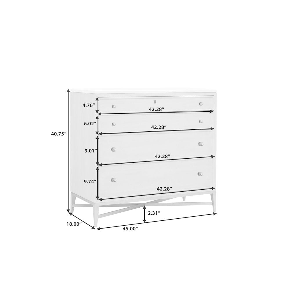 Ashby Place 4-Drawer Bachelor's Chest