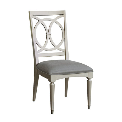 Zoey Wood Back Side Chair 2/ctn
