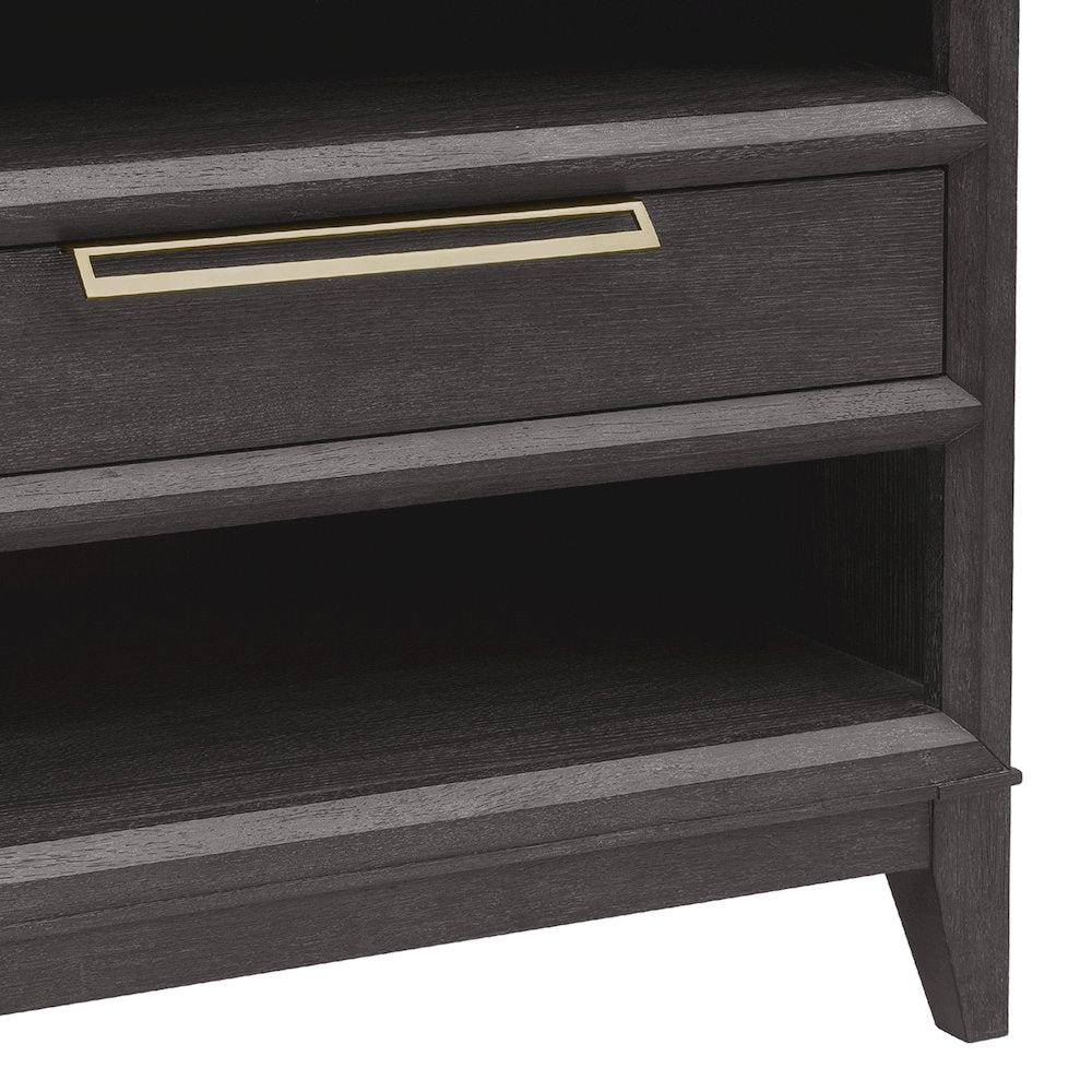 Quincy Stone-Top Bachelor's Chest with Storage Drawer