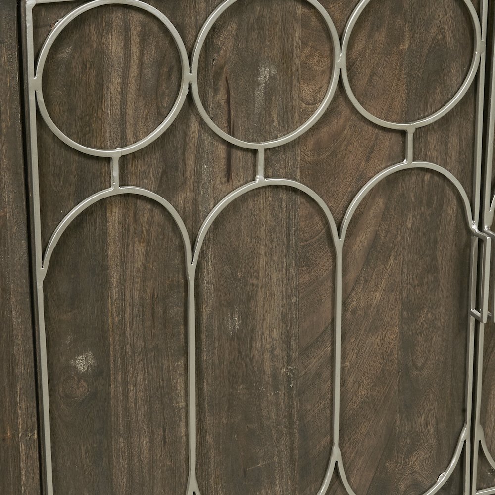 4-Door Console with Tray Drawers