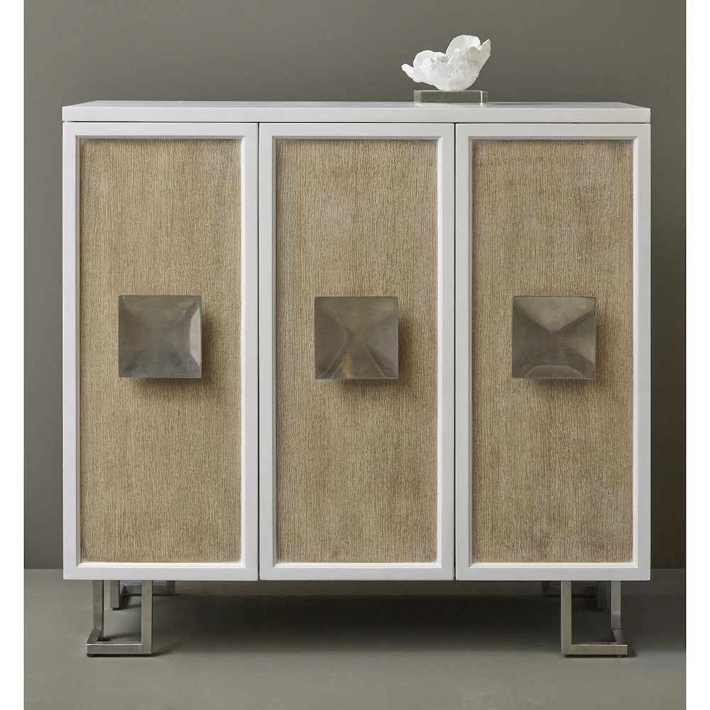 3 Door Storage Accent Chest with Drawer