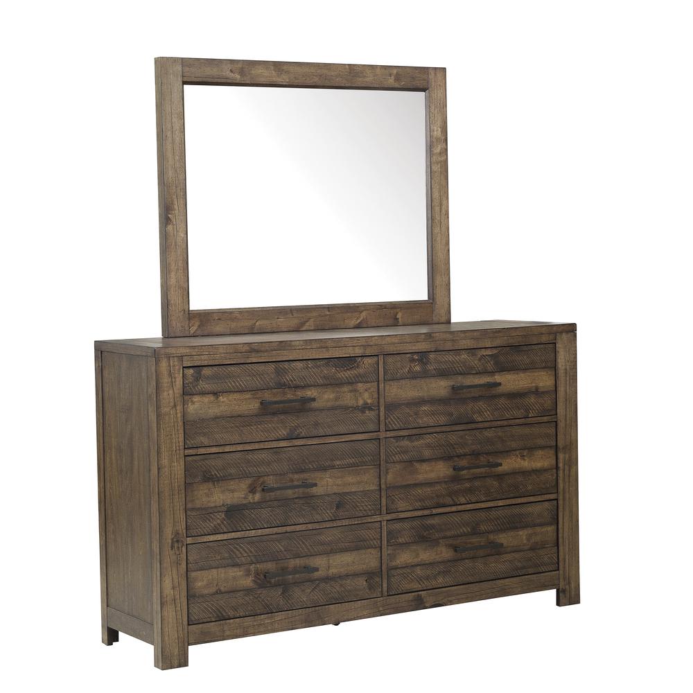Dakota Amber Landscape Mirror