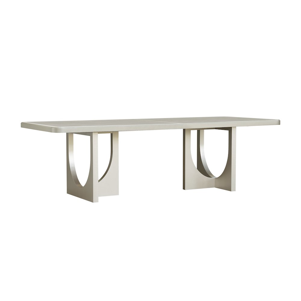 Zoey Double Pedestal Dining Table with Leaf Extensions