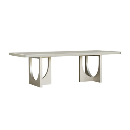 Zoey Double Pedestal Dining Table with Leaf Extensions