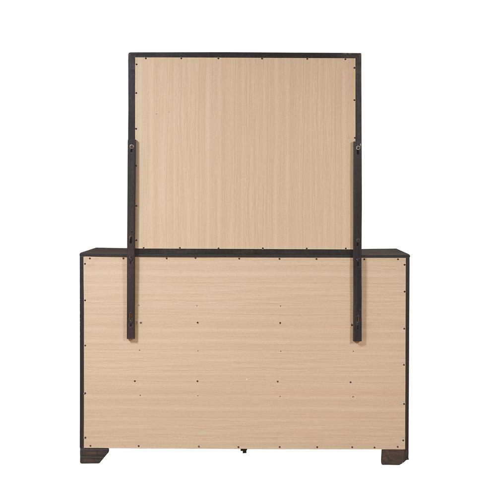 7 Drawer Kids Dresser in Espresso Brown