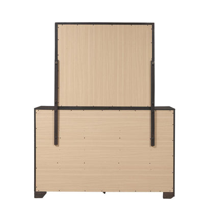 7 Drawer Kids Dresser in Espresso Brown