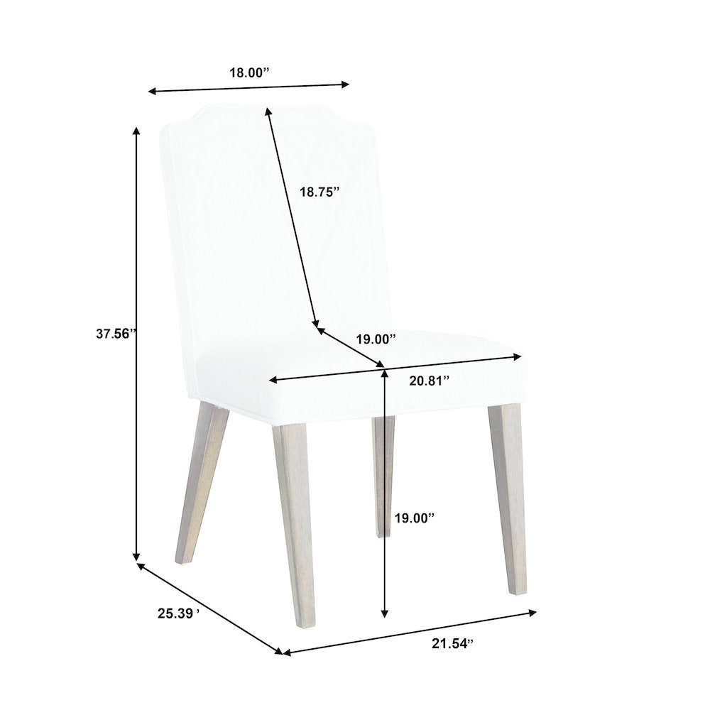 Asher Park Upholstered Side Chair, Upholstered Finish