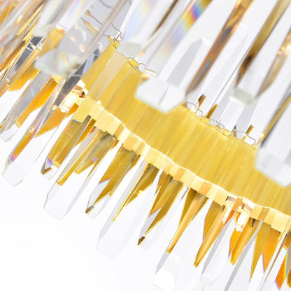 Cityscape 12 Light Chandelier With Satin Gold Finish