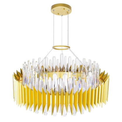 Cityscape 18 Light Chandelier With Satin Gold Finish