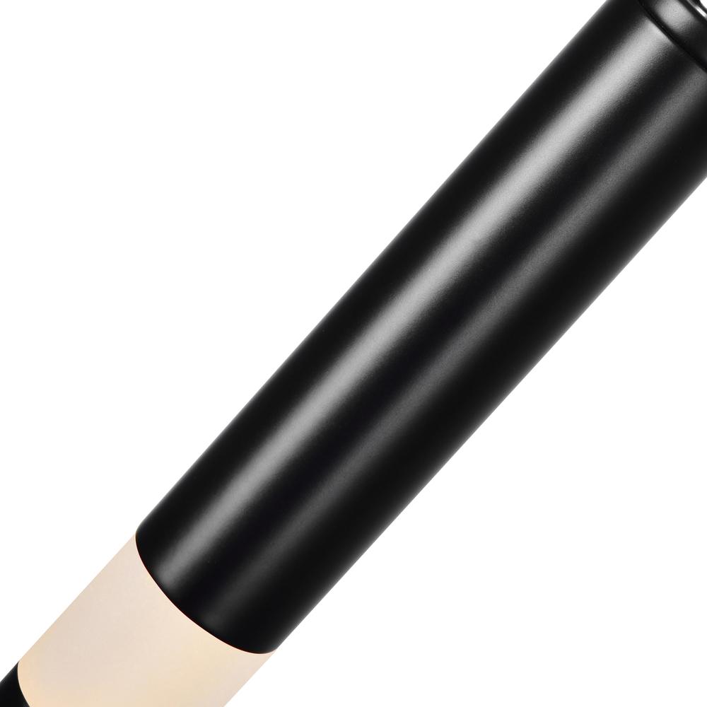 Flute 54 Light LED Chandelier With Black Finish