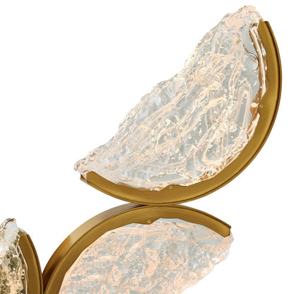 Moon Integrated LED Brass Mini Pendant