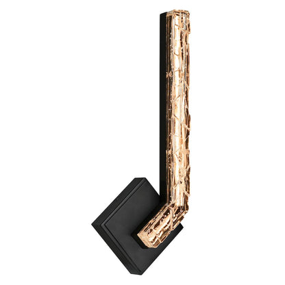 Contour Integrated LED 19in Sand Black Indoor-Outdoor Wall Light