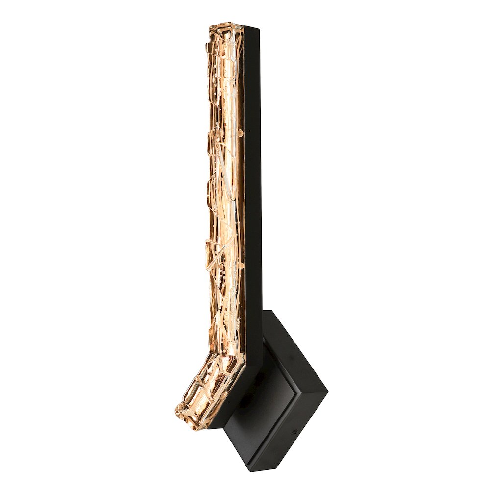 Contour Integrated LED 19in Sand Black Indoor-Outdoor Wall Light