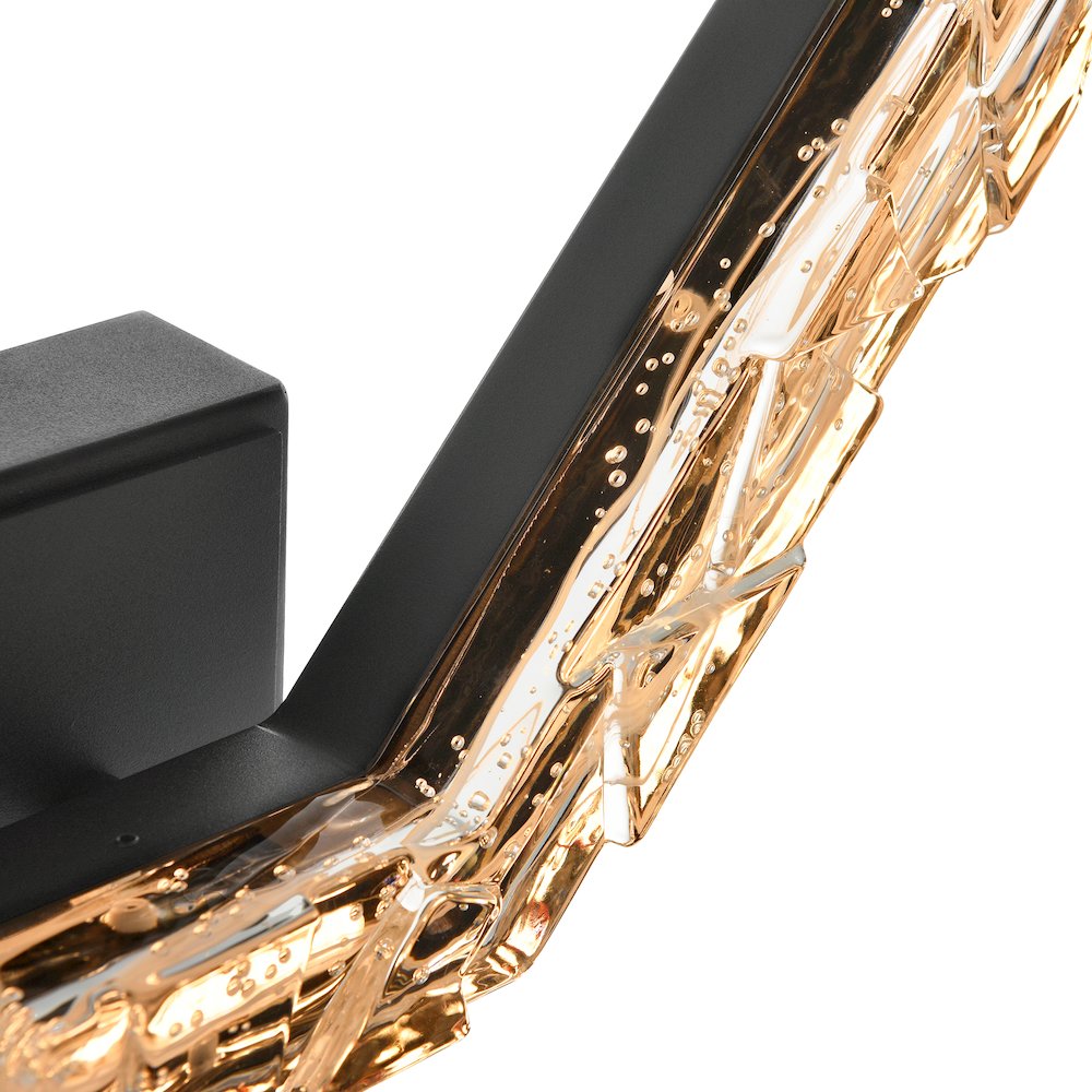 Contour Integrated LED 19in Sand Black Indoor-Outdoor Wall Light