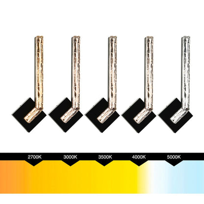Contour Integrated LED 19in Sand Black Indoor-Outdoor Wall Light