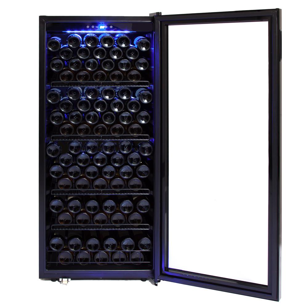 120 Bottle Freestanding Wine Cabinet Refrigerator