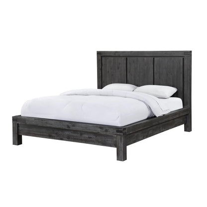 Meadow Solid Wood Platform Bed in Graphite
