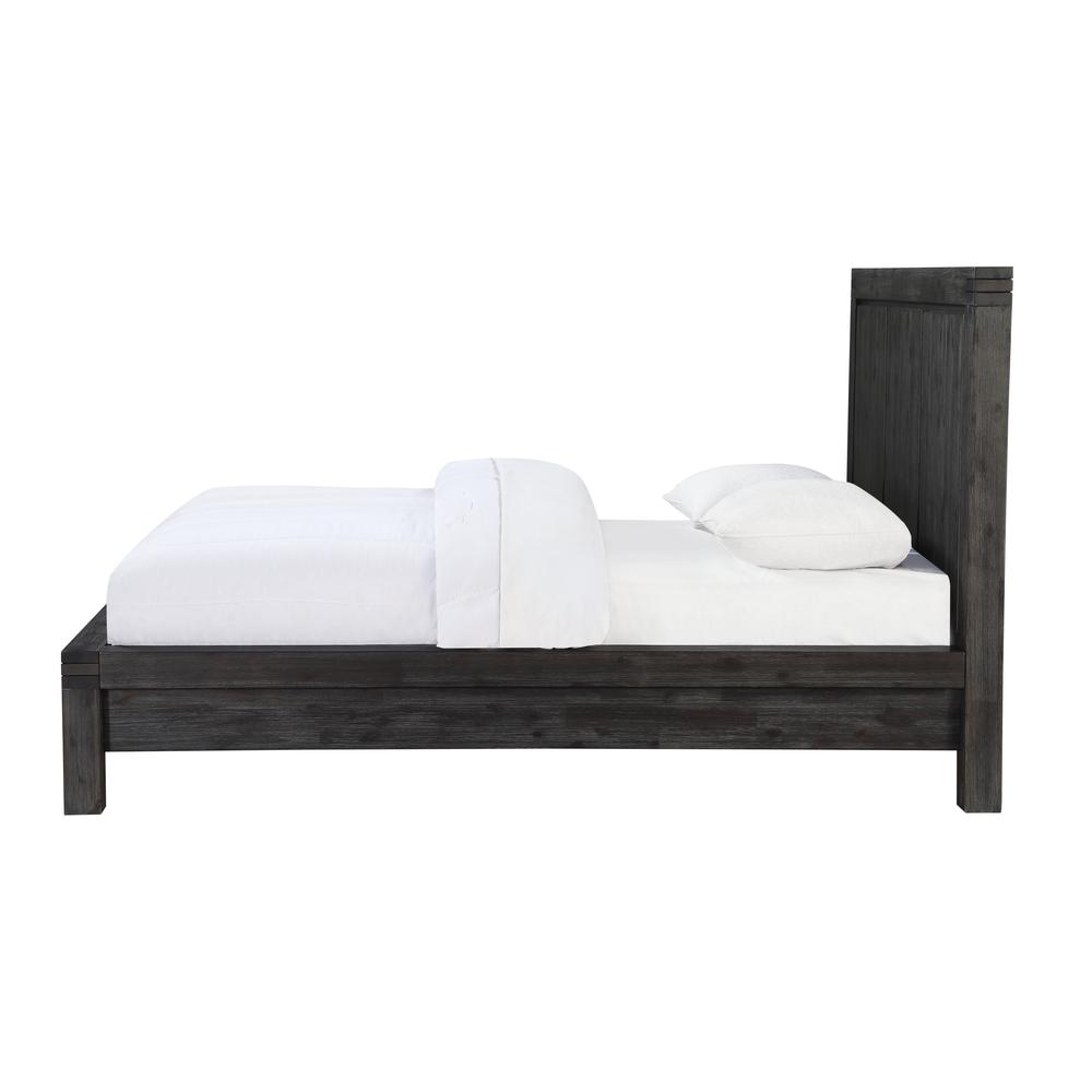 Meadow Solid Wood Platform Bed in Graphite