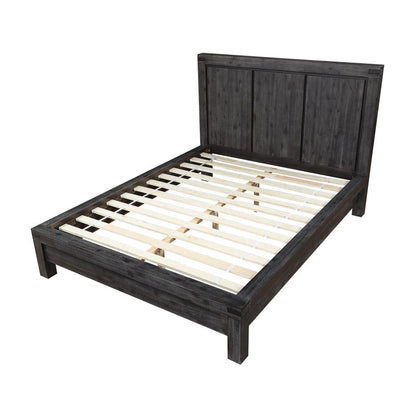 Meadow Solid Wood Platform Bed in Graphite