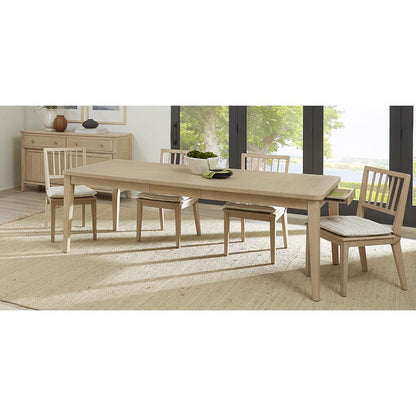 Camden Wood Dining Chair with Detachable Cushion in Chai and Oat, set of 2