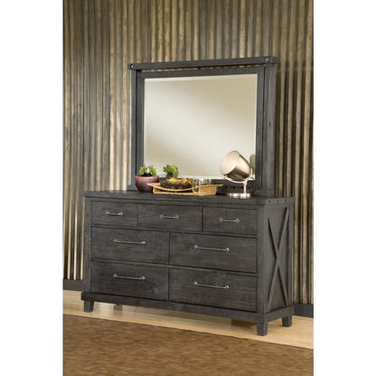 Yosemite Solid Wood Mirror in Cafe