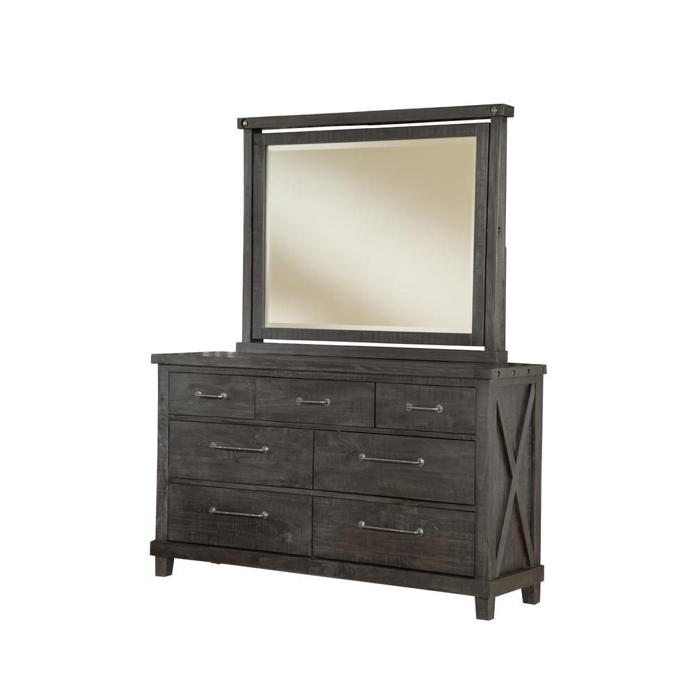 Yosemite Solid Wood Mirror in Cafe