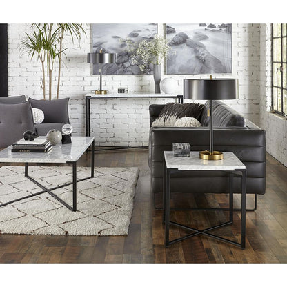 Saxon Coffee Table in Matte Black