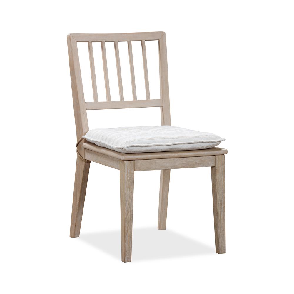 Camden Wood Dining Chair with Detachable Cushion in Chai and Oat, set of 2