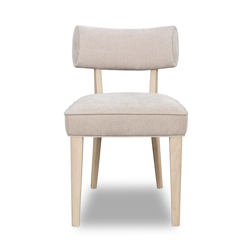 Magnolia Wood Frame Upholstered Dining Chair in Brown Sugar, set of 2