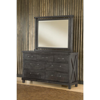 Yosemite Solid Wood Mirror in Cafe