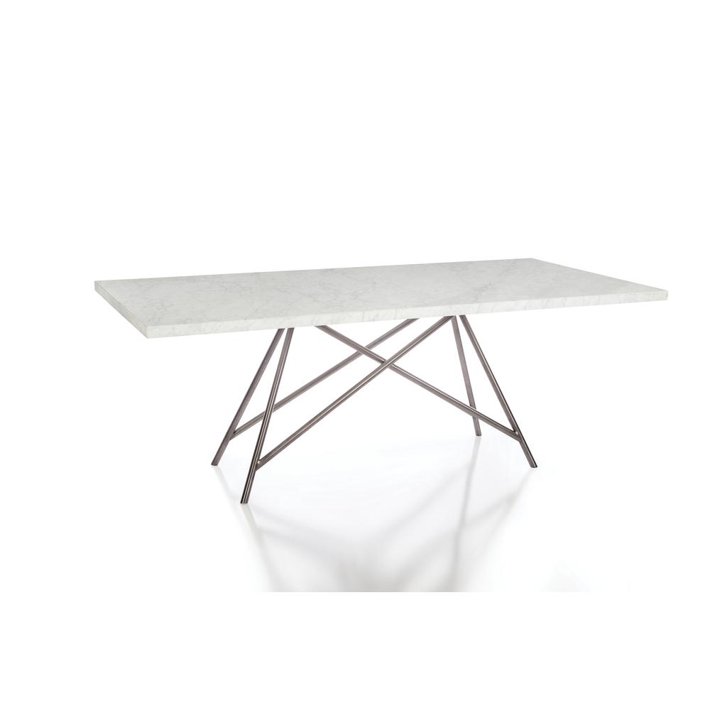 Coral Marble Rectangular Dining Table
