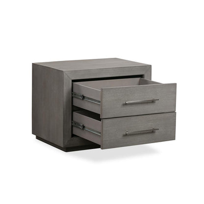 Melbourne Two Drawer Nightstand with USB in Mineral