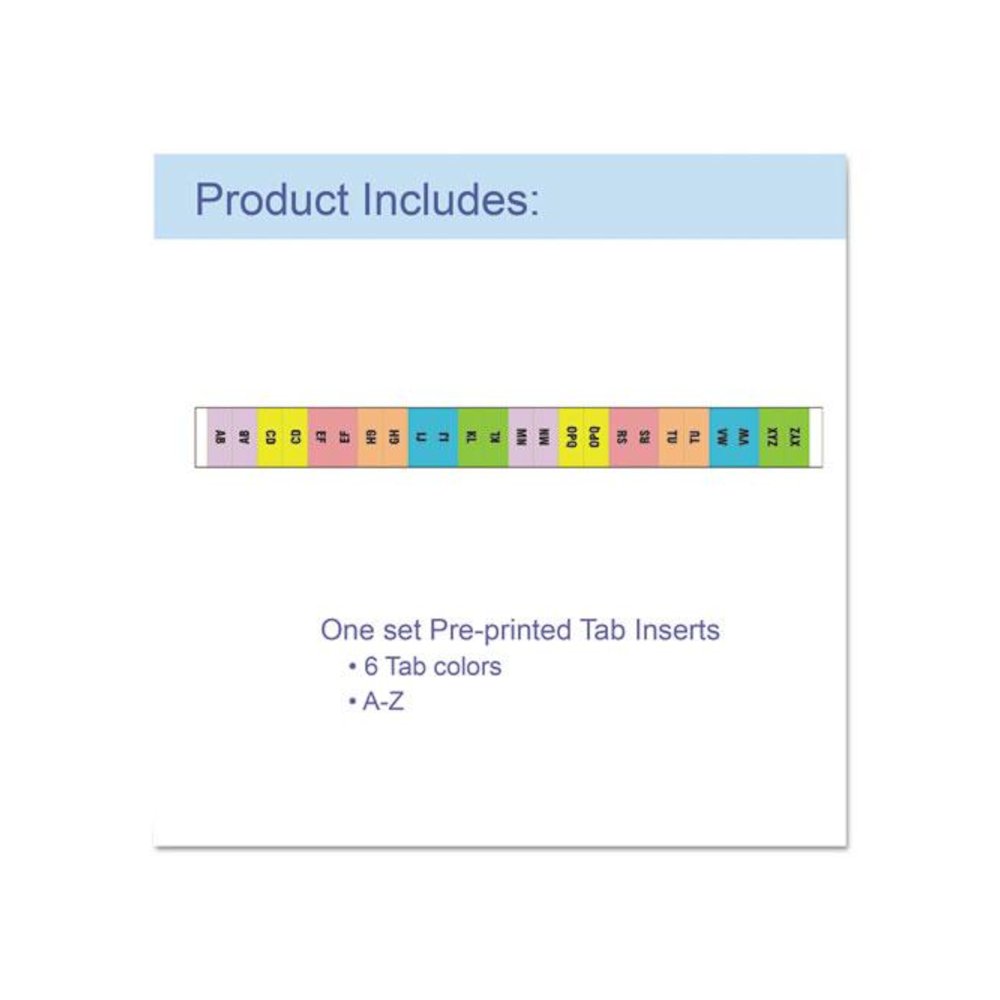 13-Pocket Ladder Expanding File, 10" Expansion, 13 Sections, 1/13-Cut Tab, Letter Size, Blue