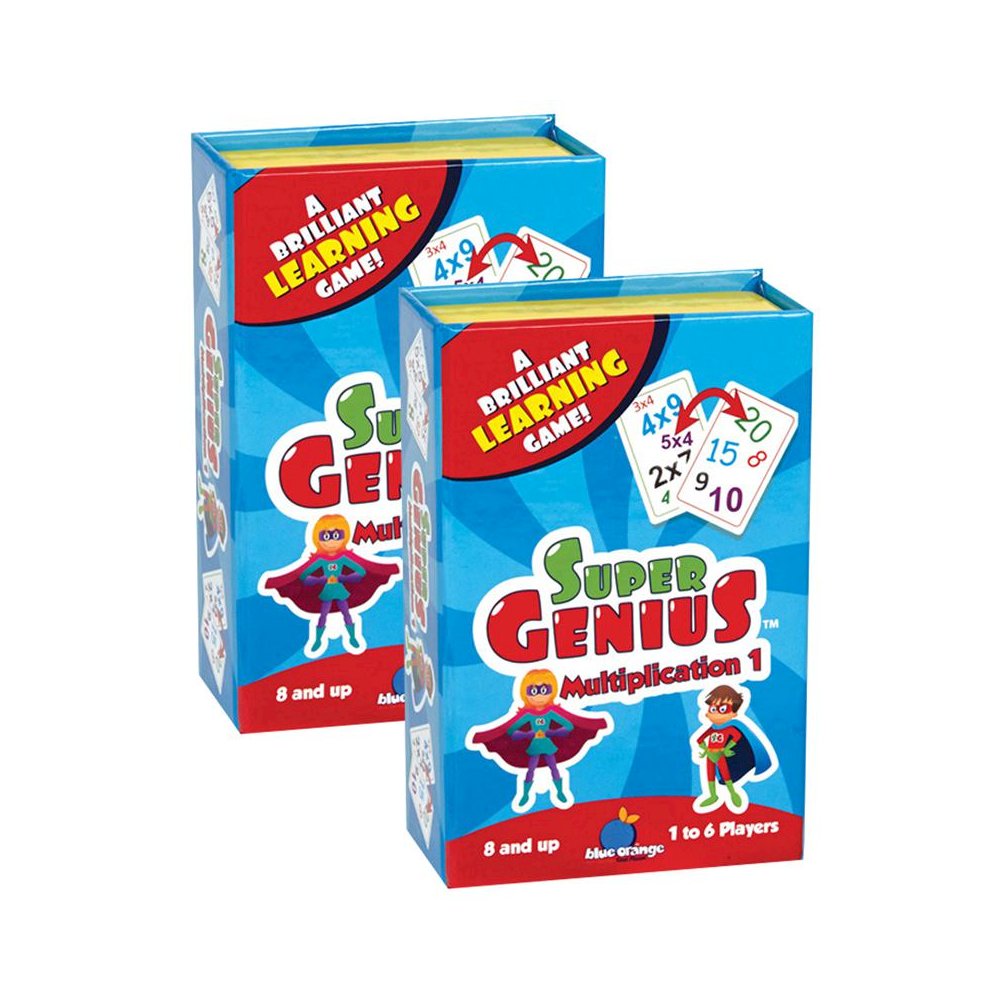 Super Genius Multiplication 1 Game, Pack of 2