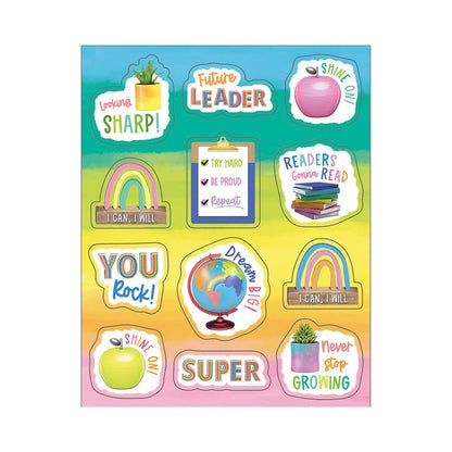 Creatively Inspired Motivators Shape Stickers, 72 Per Pack, 12 Packs
