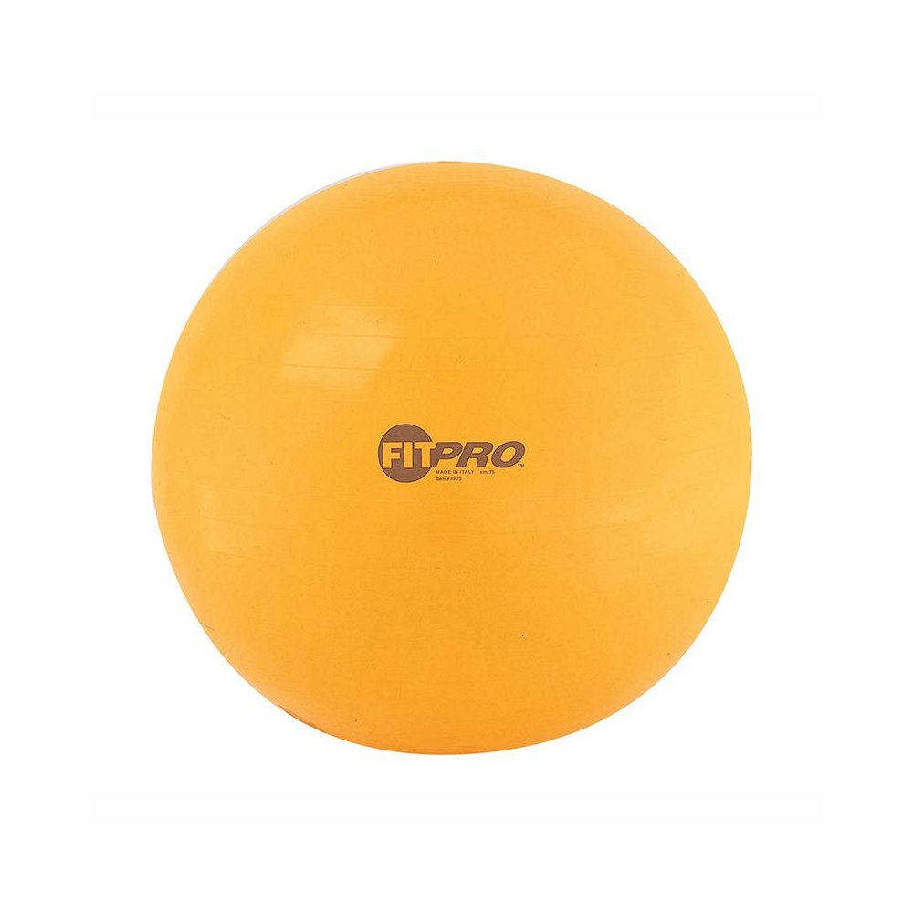 Fitpro Training & Exercise Ball, 75 cm, Yellow