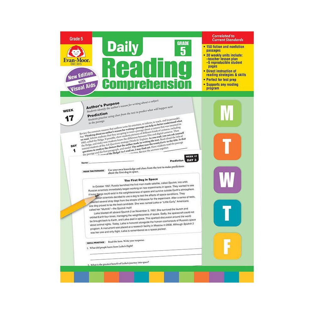 Daily Reading Comprehension, Teacher's Edition, Grade 5