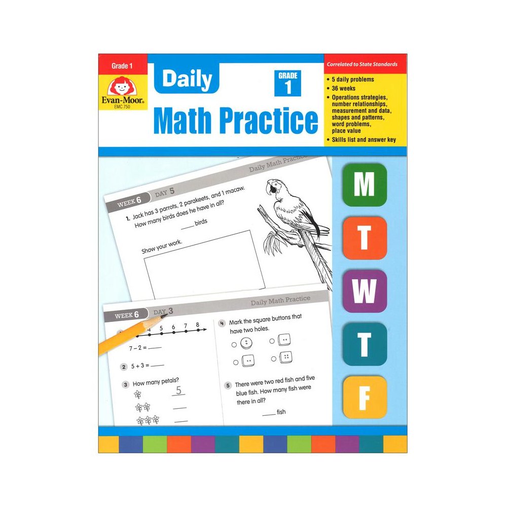 Daily Common Core Math Practice, Grade 1